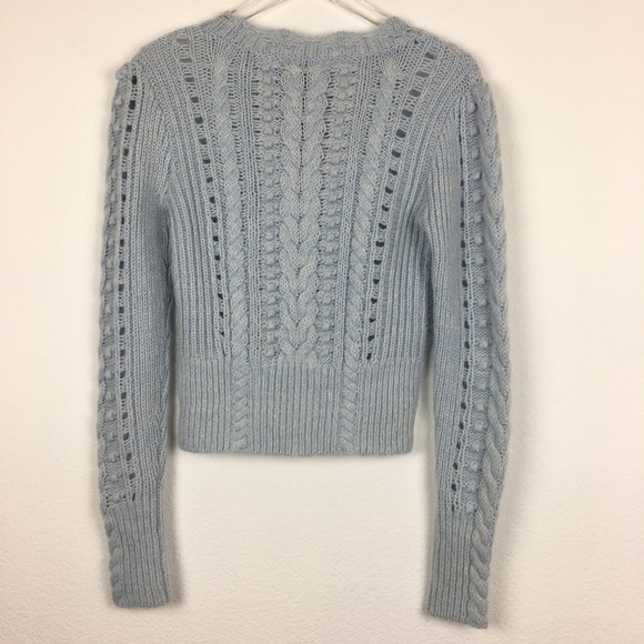 Club Monaco Cable Knit Merino Wool Sweater - Picture 8 of 8